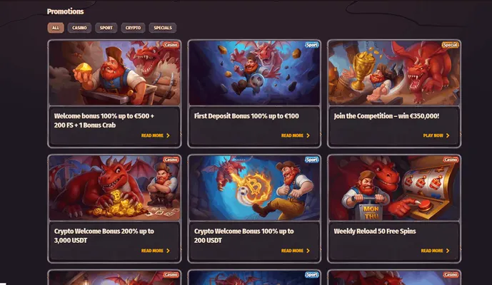 Screenshot bonus e giri gratuiti Dragonia Casino